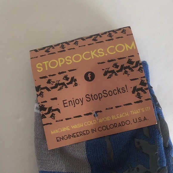 STOP SOCKS TRACTION GRIP SOCKS NWT LARGE - Picture 8 of 10